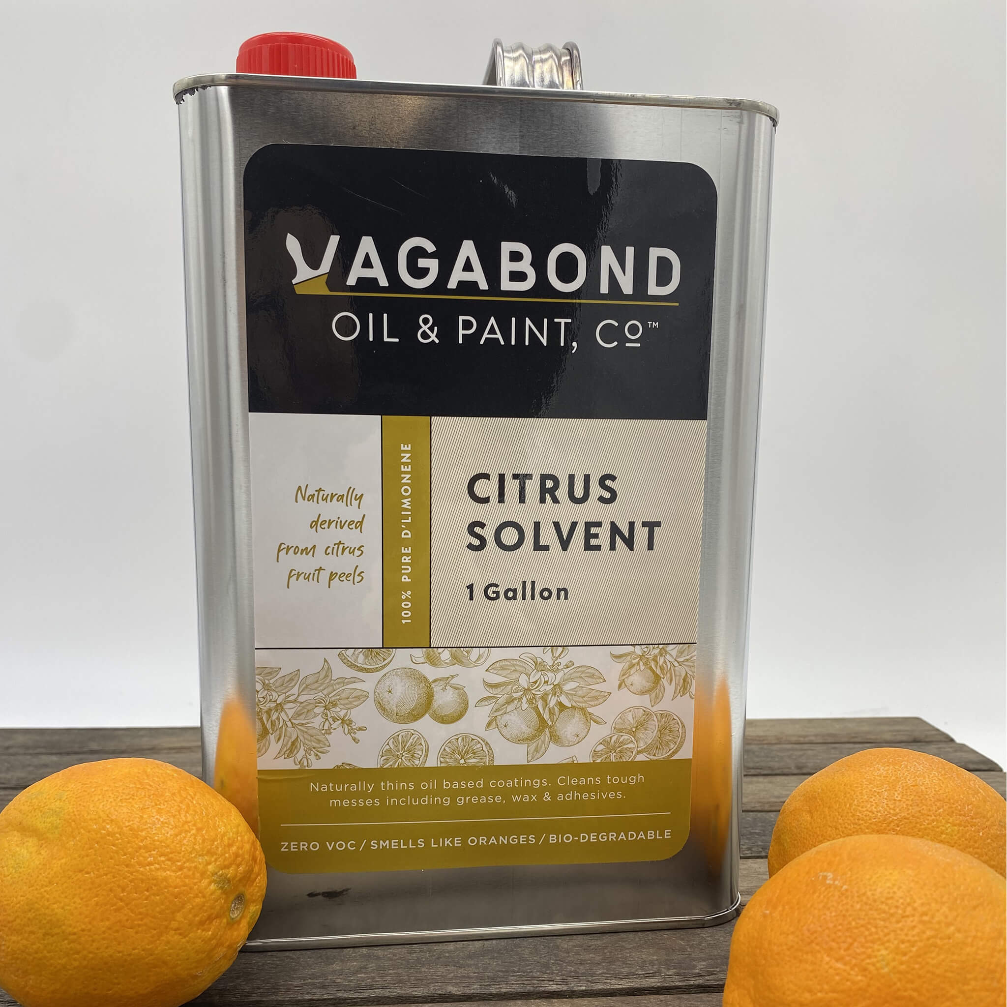 Citrus Solvent 1 Gallon - 100% Natural - Vagabond Oil & Paint, Co., Size: 108 Fluid Ounces (1 Gallon), Clear